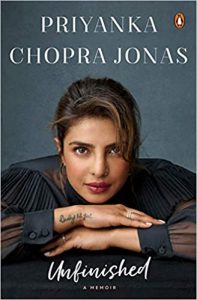 Unfinished by Priyanka Chopra Jonas front cover of Unfinished