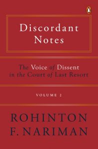 Discordant Notes by Rohinton Nariman