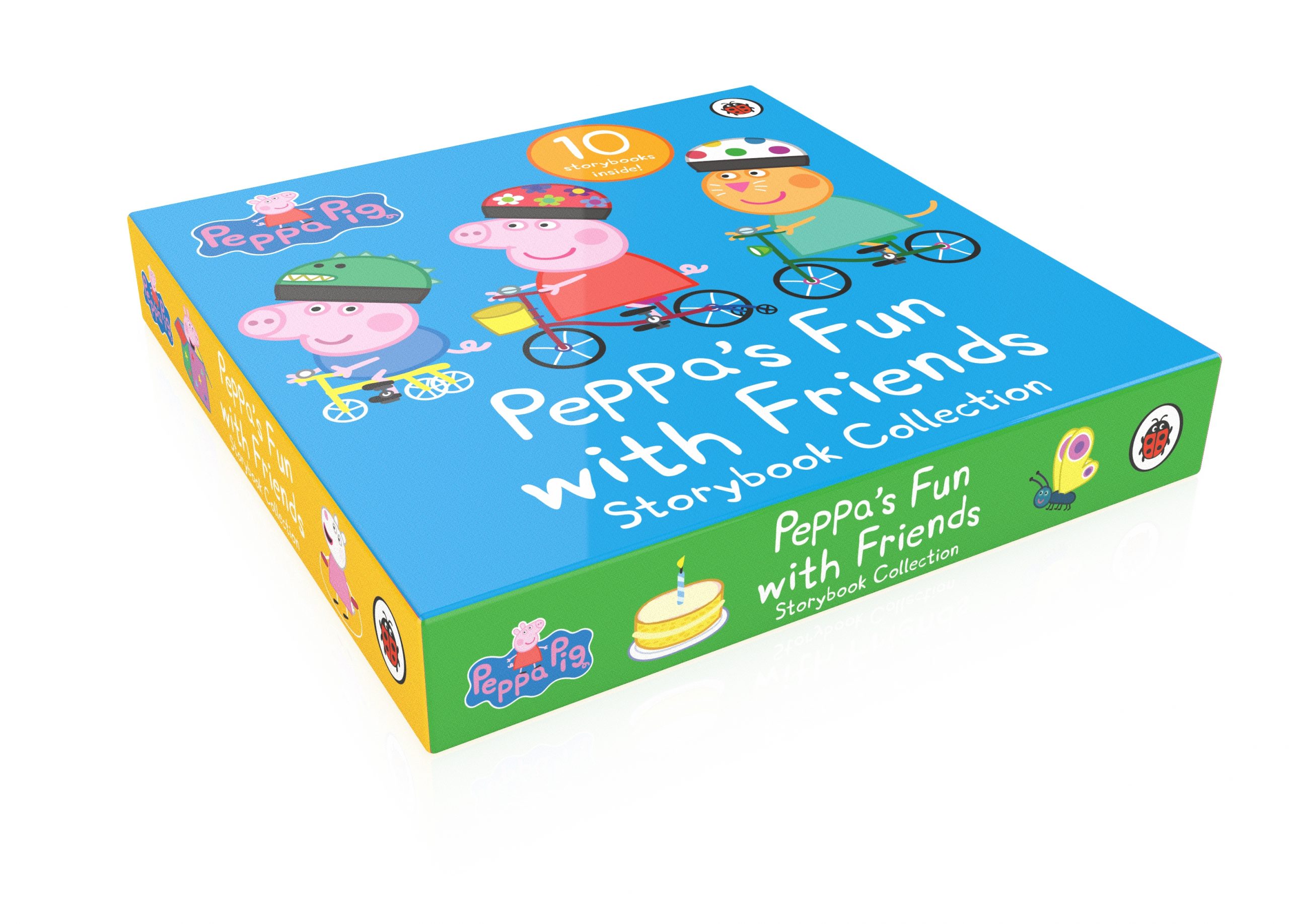 Peppa Pig: Peppa’s Fun With Friends Collection (10 Picture Books 8×8 in Pizza Box)