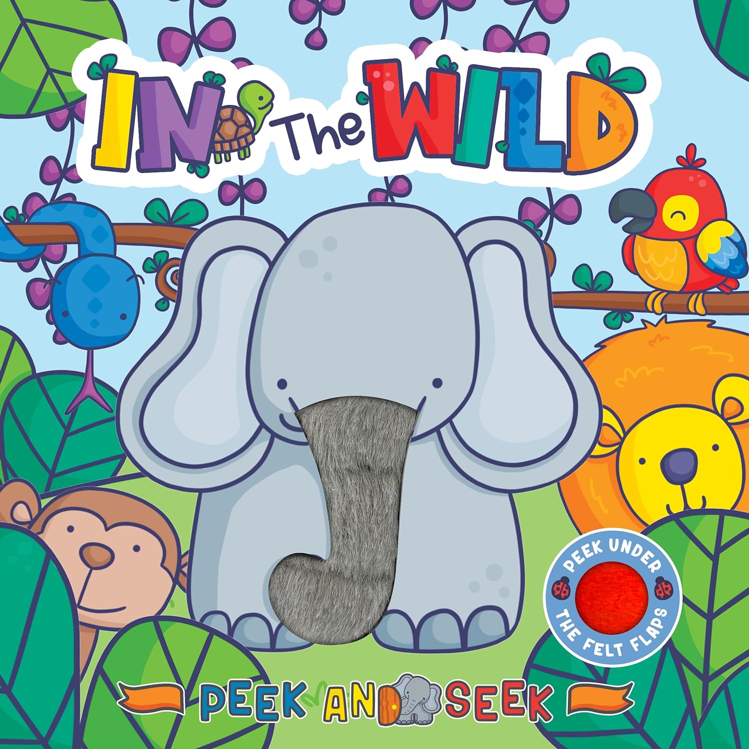 In the Wild Felt Lift-the-Flap Storybook