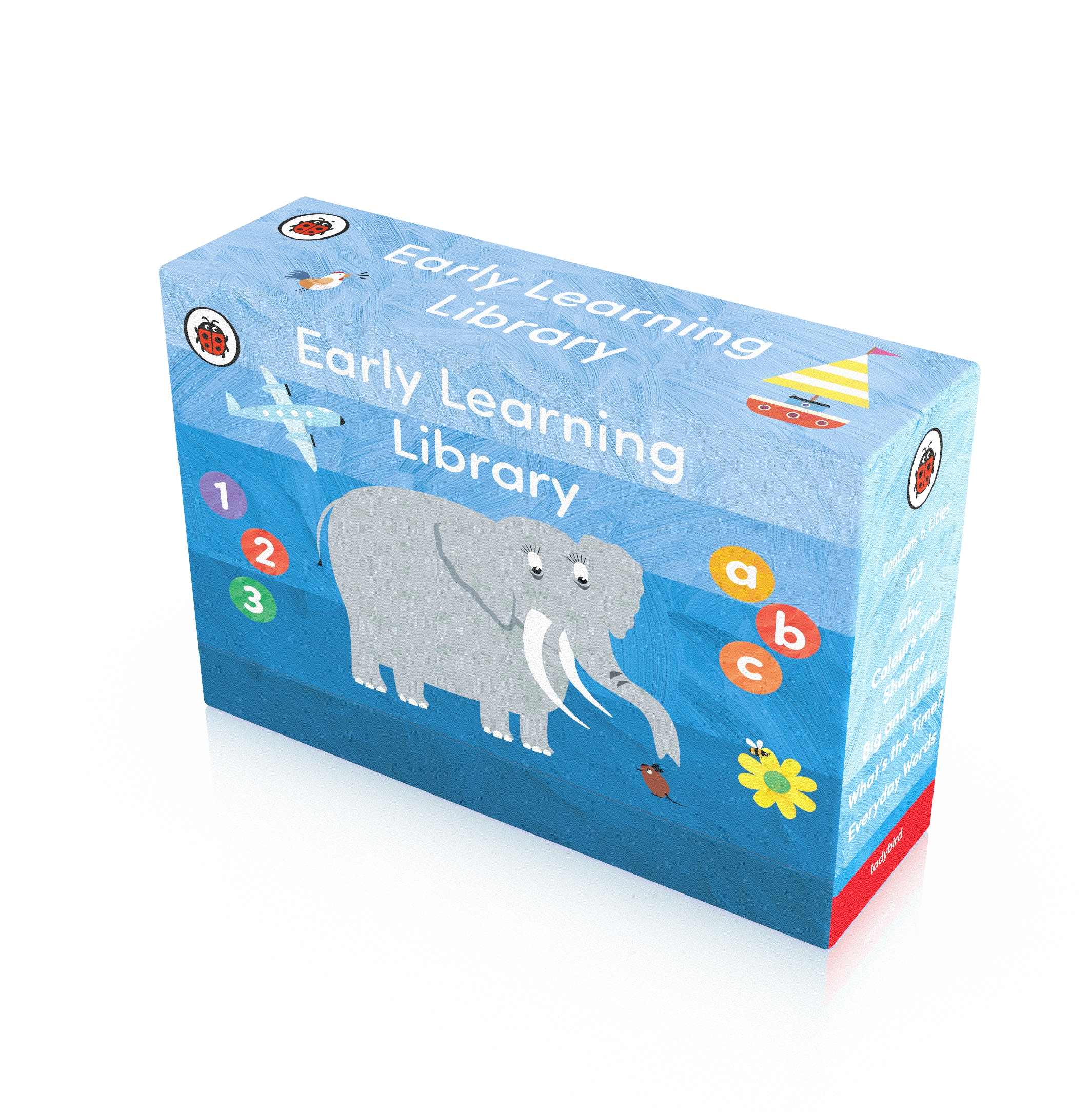Ladybird Early Learning Library: 6 Books Tuck-Box – ABC | 123 |  Colours and Shapes | Everyday Words and More