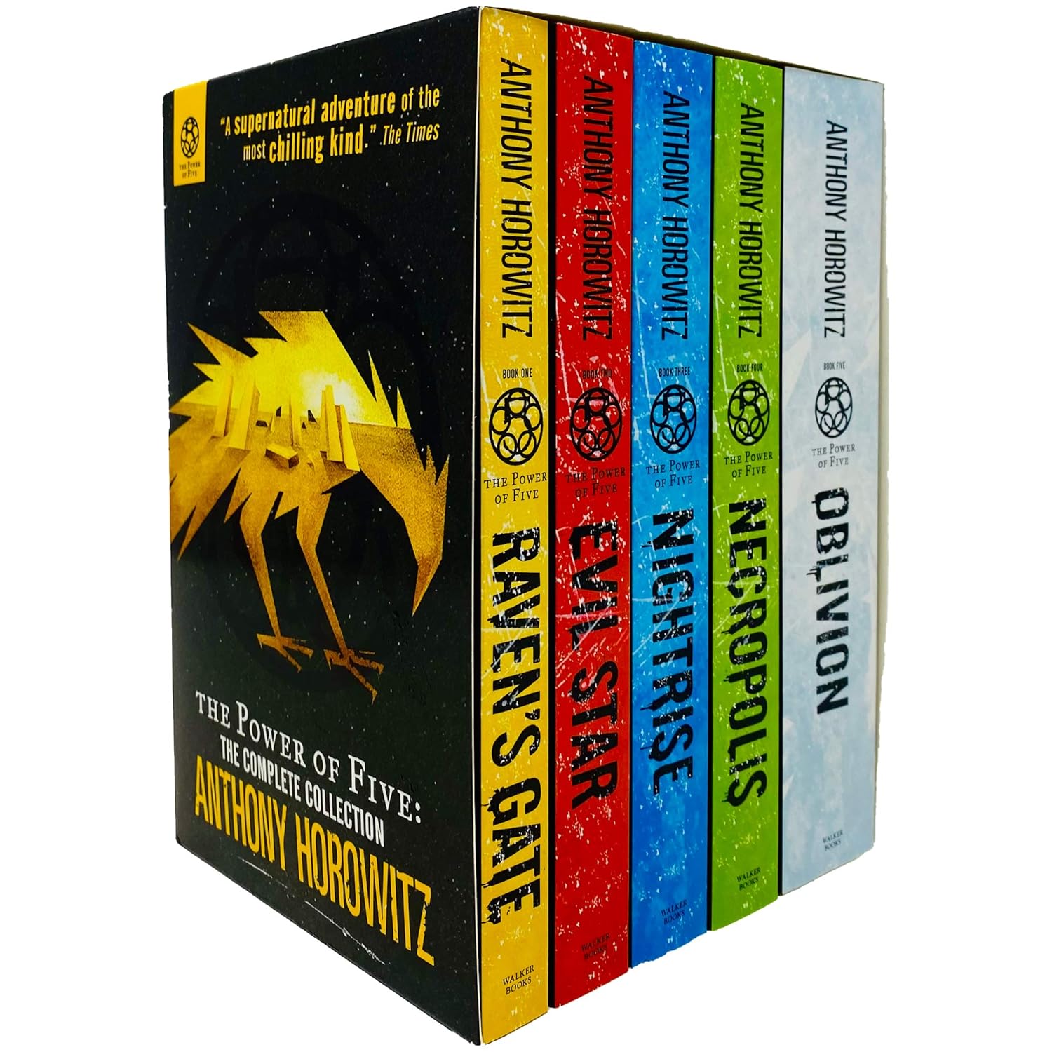 Power of Five Books Collection 5 Books Set by Anthony Horowitz (Raven’s Gate, Evil Star, Night Rise, Necropolis and Oblivion)