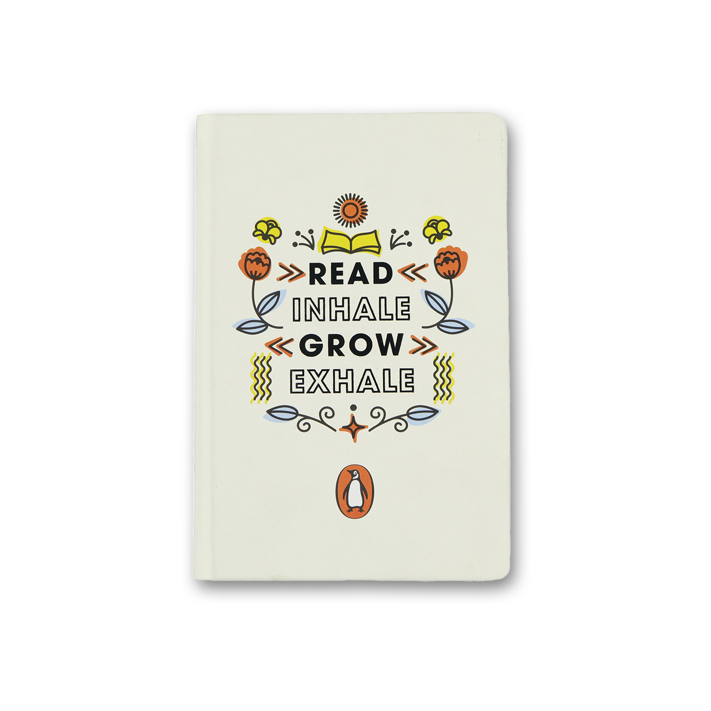 Read Inhale Grow Exhale Penguin Notebook