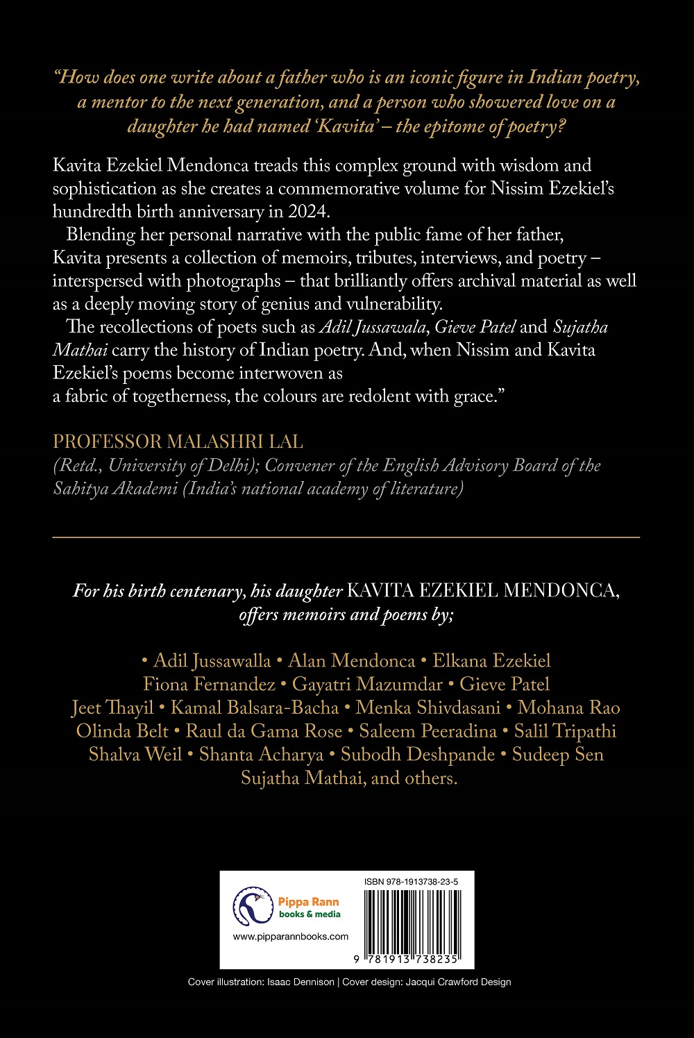 Nissim Ezekiel, Poet and Father: A Centennial Celebration (1924-2024)