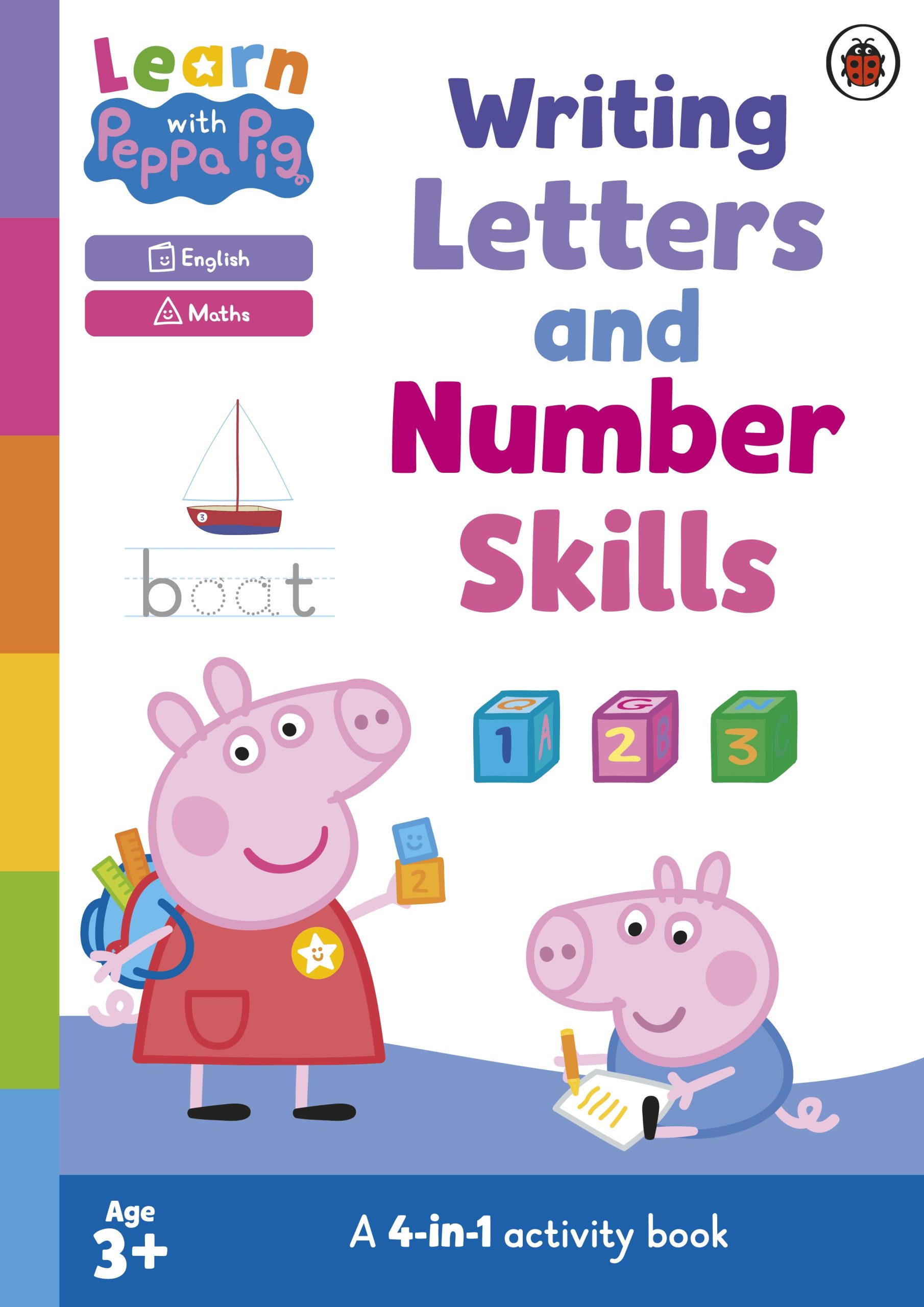 Learn with Peppa: Number Skills and Writing Bumper Activity Book | Set of 4 Books | Ideal for Preschool and Kindergarten kids