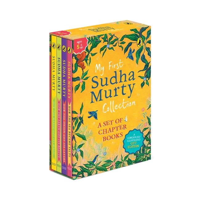 My First Sudha Murty Collection: A Set of 4 Chapter Books | Gift this full colour, illustrated storybooks set to children