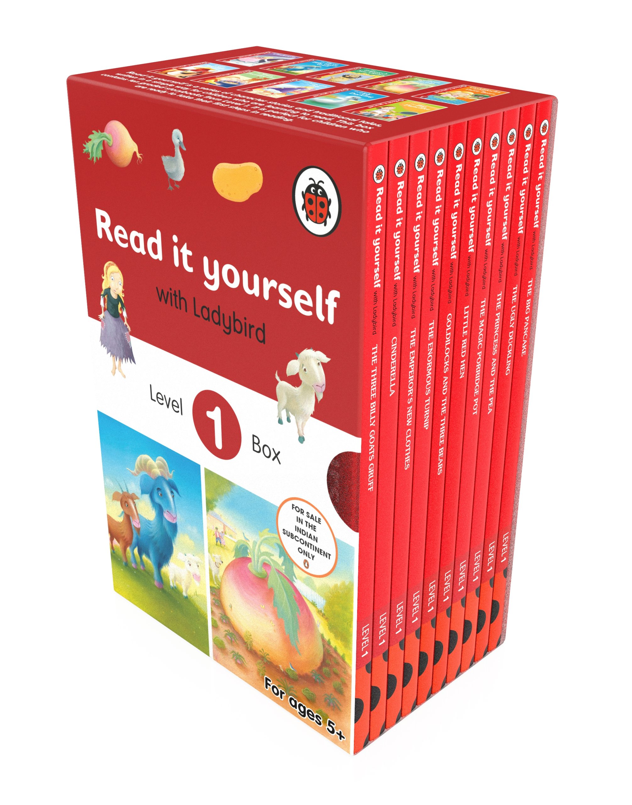 Ladybird Readers レベル2・3 ・4セット Ladybird Read It Yourself Tuck Box Level 2: 10 Books Box Set