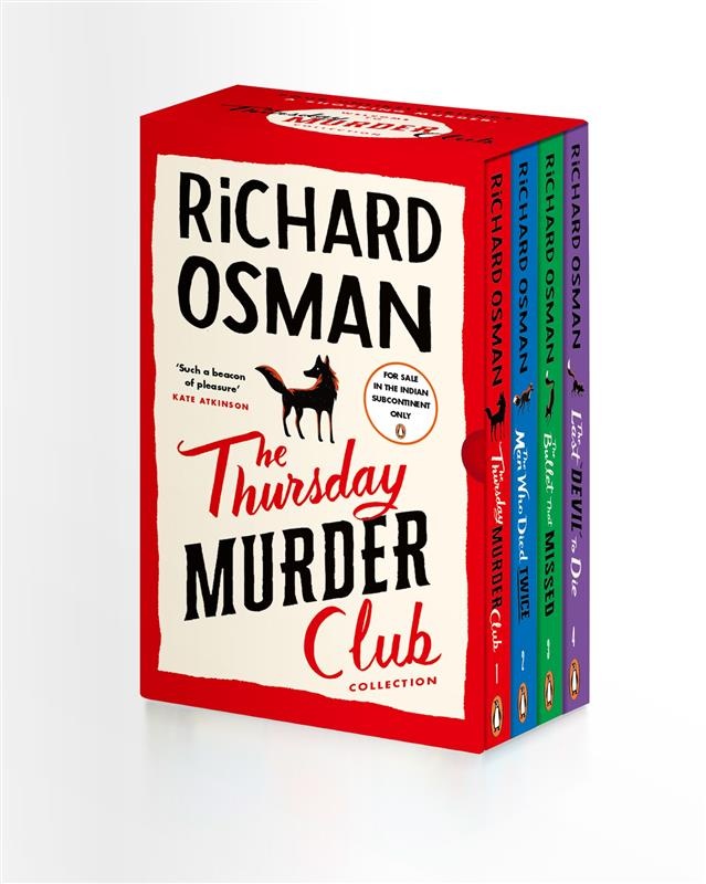 RICHARD OSMAN’S THURSDAY MURDER CLUB 4 BOOKS BOXSET: The Thursday Murder Club, The Man Who Died Twice, The Bullet That Missed and The Last Devil to Die | BESTSELLING SERIES | For Fans of Agatha Christie