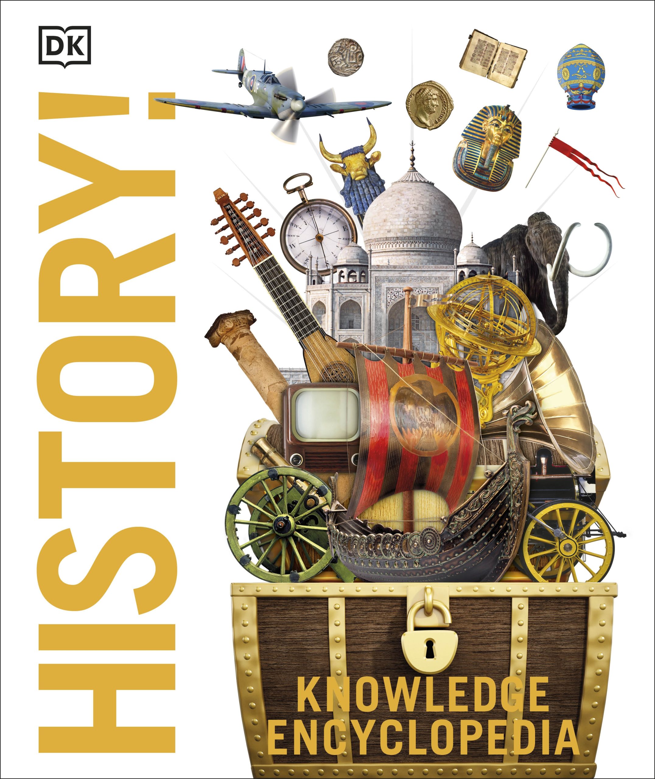 Knowledge Encyclopedia: History! | Illustrations of Ancient Civilizations to Modern Times, Maps and Fun Facts | Explore World History for Kids 9+