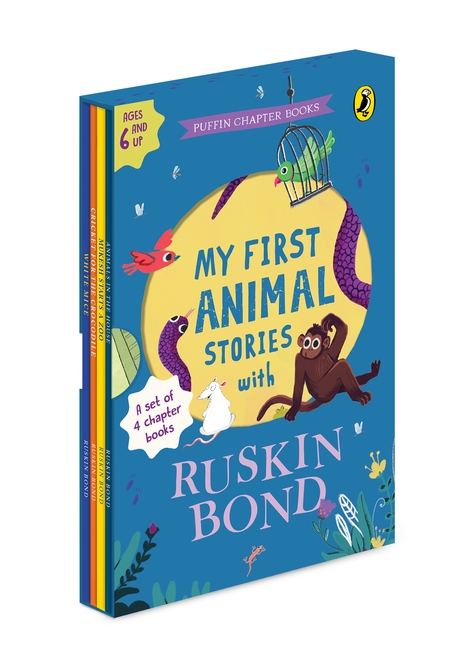 My First Animal Stories: Ruskin Bond Boxset (Set of 4) | Fun, Adventurous Animal-themed Humorous Tales | Perfect for Bedtime Reading and Classroom Storytelling | Ages 7+