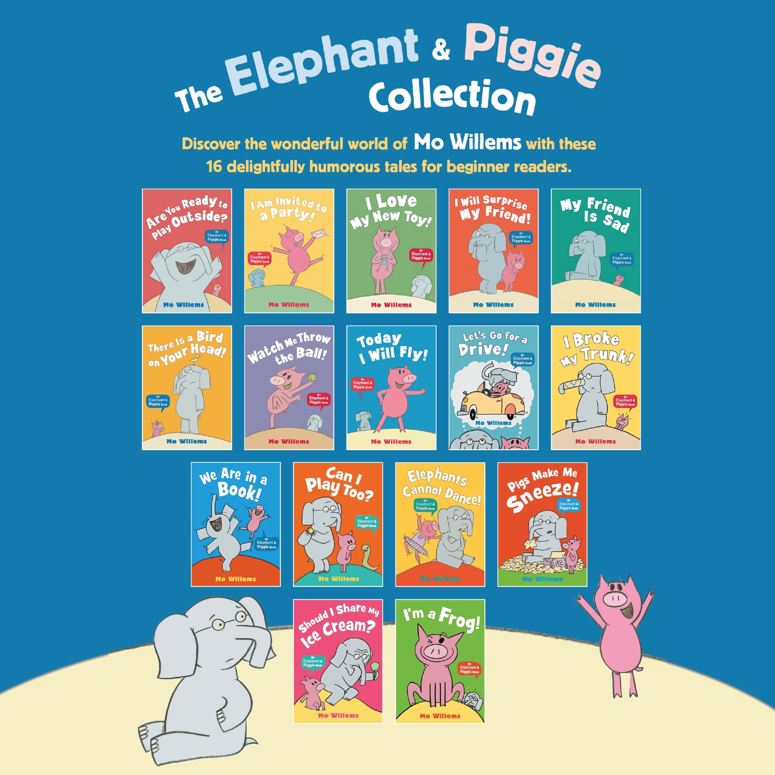 The  Elephant and Piggie Collection | The Bestselling Series by Mo Willems | Funny Books for Children | For Ages 6+