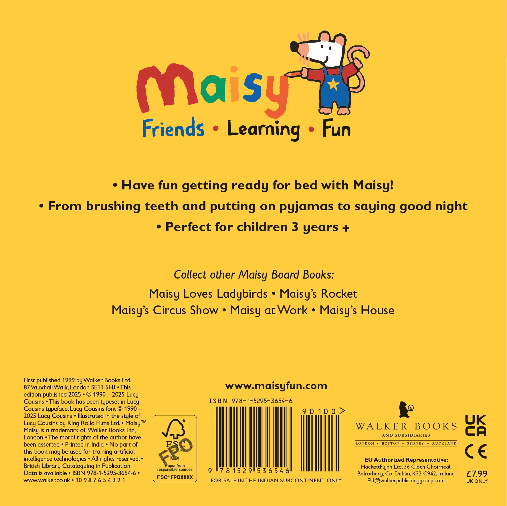 Maisy's Bedtime | A Maisy Storybook from the bestselling Maisy series | The Perfect Board Book for Bedtime | For Ages 2+