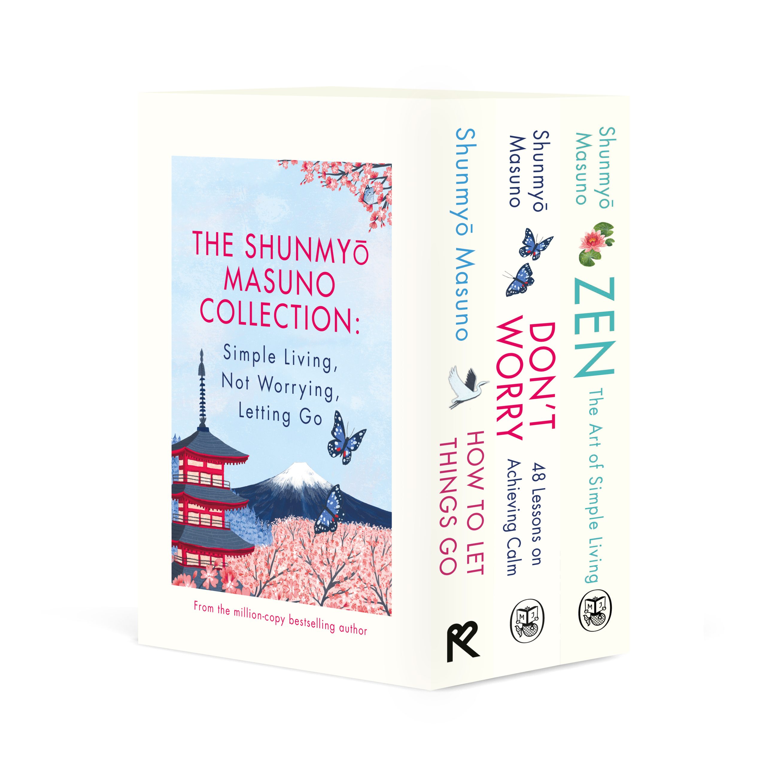 THE SHUNMYO MASUNO 3 BOOKS COLLECTION: Zen, Don’t Worry, and The Art of Simple Living | Simple Living, Not Worrying, Letting Go