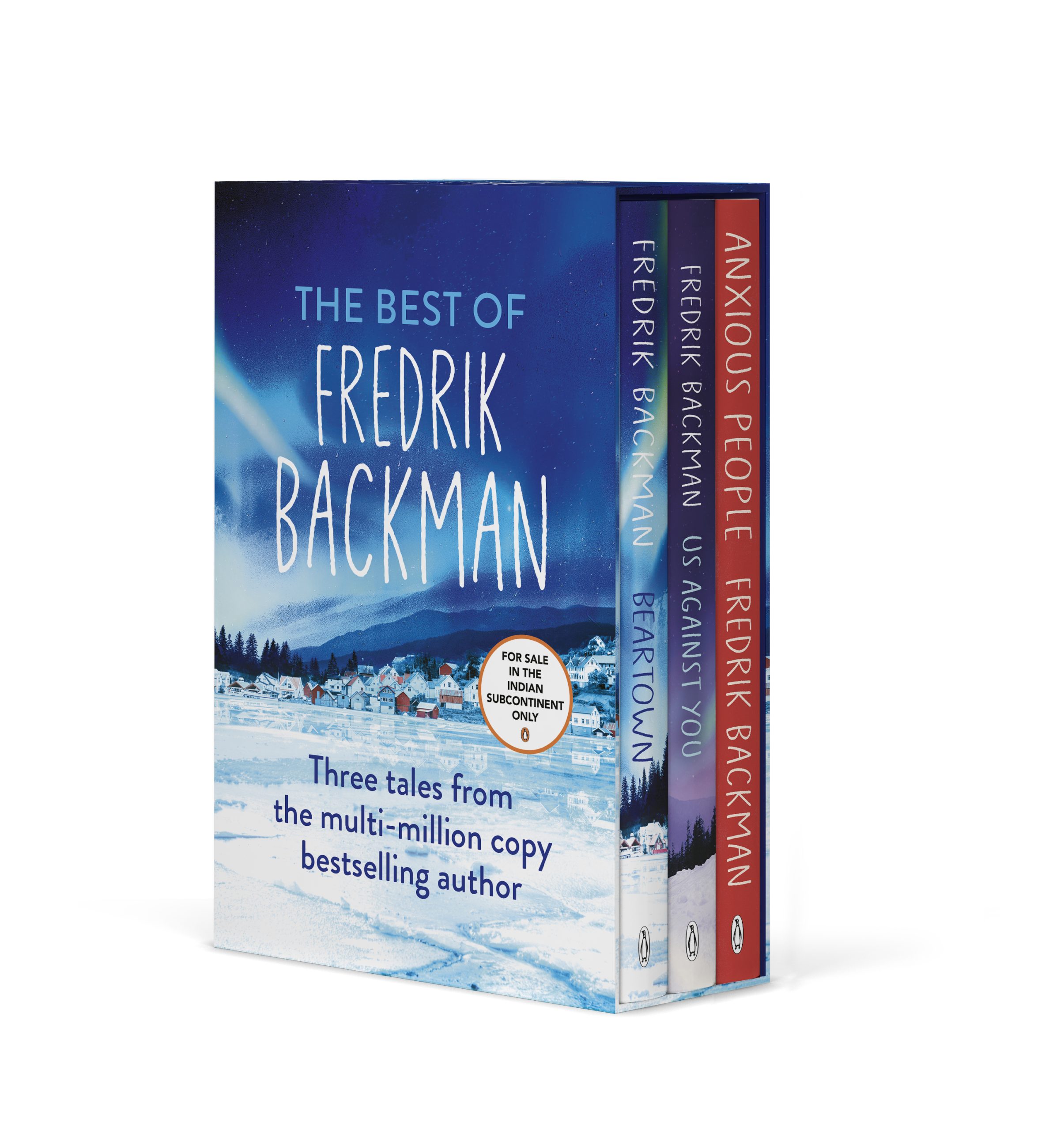 THE BEST OF FREDRIK BACKMAN 3 BOOKS BOXSET: Anxious People, Beartown, and Us Against You | From the Author of A Man Called Ove, International Bestselling Fiction