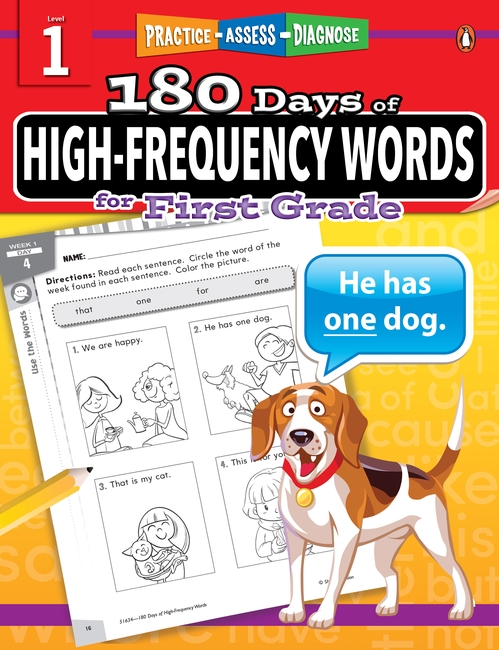 180 Days of High-Frequency Words Grade 1