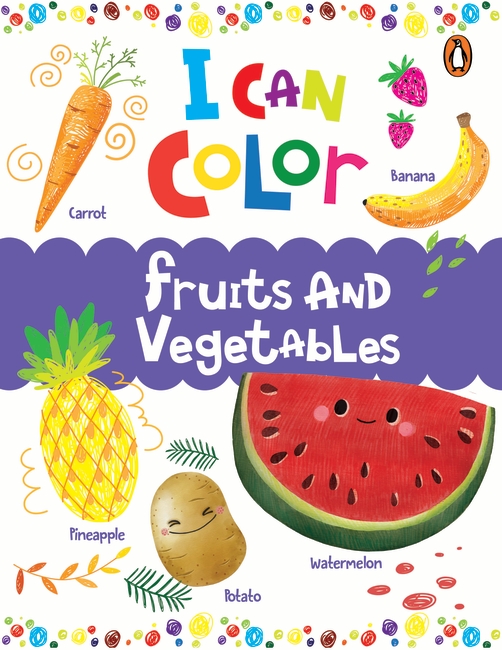 I Can Color: Fruits and Vegetables (Select Learning)