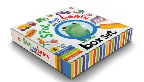 Spot and Learn with Pictures Boxset (5 Books): Animals-Birds, Things at Home, Things that Move, Food We Eat and People We Meet